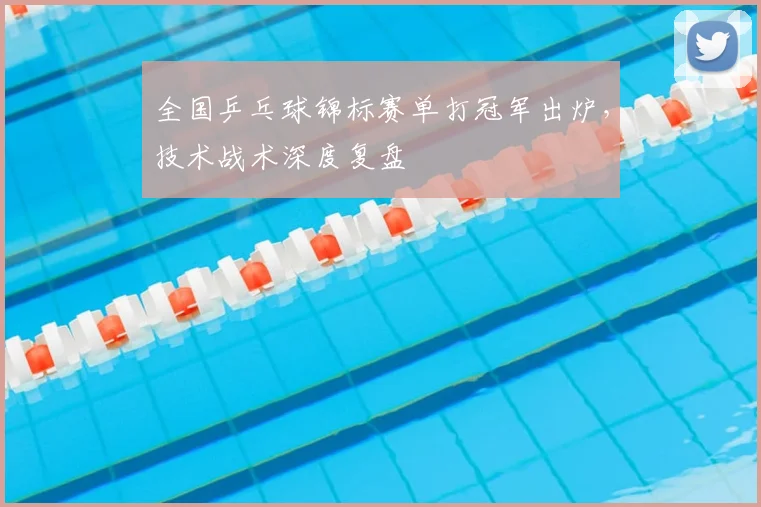 全国乒乓球锦标赛单打冠军出炉，技术战术深度复盘